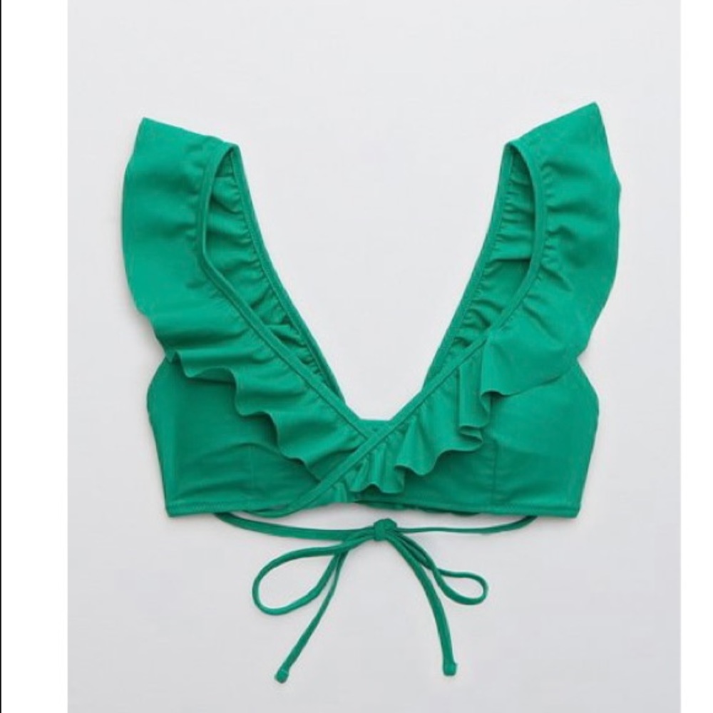Pretty Green American Eagle Bikini Top, Size Small, Never Been Worn ✨